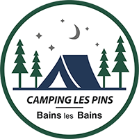 Logo du camping Les Pins à Bains dans les Vosges